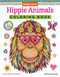 Hippie Animals Coloring Book