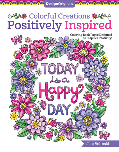 Colorful Creations Positively Inspired Coloring Book