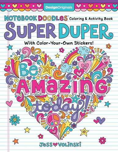 Notebook Doodles Super Duper Coloring & Activity Book: With