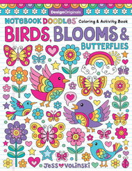 Notebook Doodles Birds Blooms & Butterflies