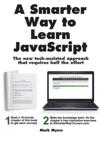 A Smarter Way to Learn JavaScript. The new tech-assisted approach