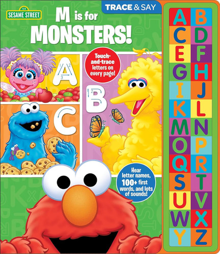 Sesame Street Elmo Big Bird Cookie Monster and More! - Trace and Say