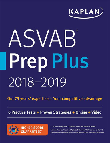 ASVAB Prep Plus 2018-2019: 6 Practice Tests