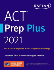 ACT Prep Plus 2021: 5 Practice Tests