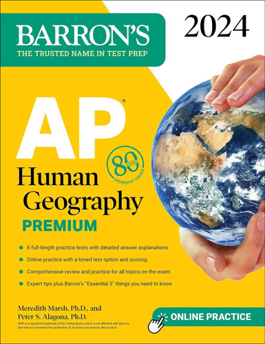 AP Human Geography Premium 2024: 6 Practice Tests