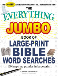 The Everything Jumbo Book of Large-Print Bible Word Searches: 160