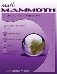 Math Mammoth Grade 7 Answer Keys