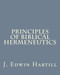 Principles of Biblical Hermeneutics
