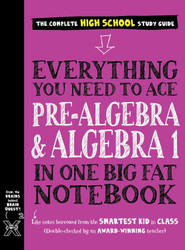 Workman Publishing Ace Pre-Algebra and Algebra I in One Big Fat