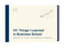 101 Things I Learned in Business School