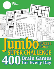 USA TODAY Jumbo Puzzle Book Super Challenge: 400 Brain Games for