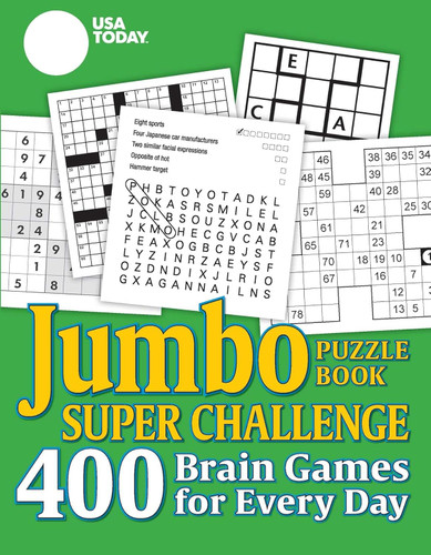 USA TODAY Jumbo Puzzle Book Super Challenge: 400 Brain Games for