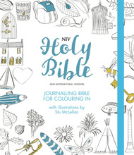 NIV Journalling Bible for Colouring In: With unlined margins and