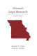 Missouri Legal Research (Legal Research Series)