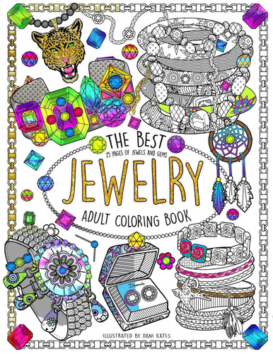 The Best Jewelry Adult Coloring book