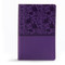 KJV Large Print Personal Size Reference Bible Purple Leathertouch Red