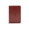 KJV Compact Reference Bible Brown LeatherTouch Red Letter Pure