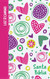 NVI Biblia Luz en mi camino corazones multicolor simil piel