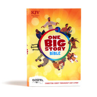 KJV One Big Story Bible Hardcover Full-Color Maps Easy-to-Read Bible