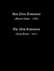 German-English New Testament