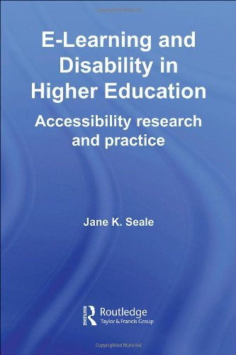 E-Learning And Disability In Higher Education