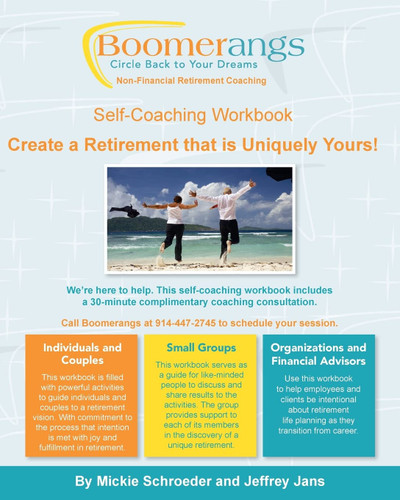 BOOMERangs Retirement Life Planning Self-Coaching Workbook