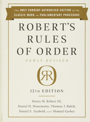 Robert's Rules of Order Newly Revised