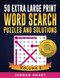 50 Extra Large Print Word Search Puzzles and Solutions