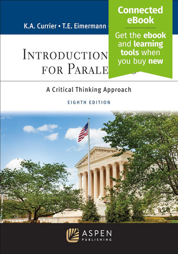 Introduction to Law for Paralegals: A Critical Thinking Approach