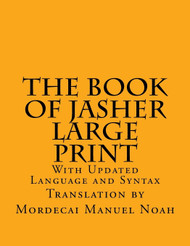 The Book of Jasher Large Print: With Updated Language and Syntax