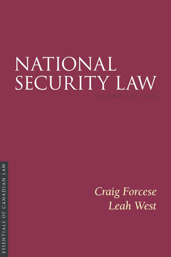 National Security Law (Essentials of Canadian Law)
