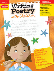 Evan-Moor Writing Poetry with Children Grade 1-6 Activity Book -