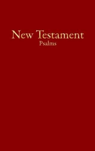 KJV Economy New Testament with Psalms Burgundy Trade Paper