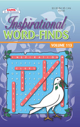 Inspirational Word-Finds Word Search Puzzle Book- Volume 113