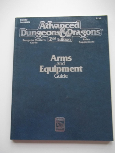 Arms & Equipment Guide (AD&D 2nd Ed Rules Supplement DMGR3)
