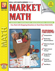 Real Life Math Series: Market Math | Reproducible Activity Book