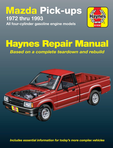 Mazda Pick-ups with Gas Engines