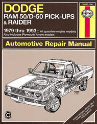 Dodge Ram 50/D-50 Pick-ups & Raider & Plymouth Arrow Pick-ups