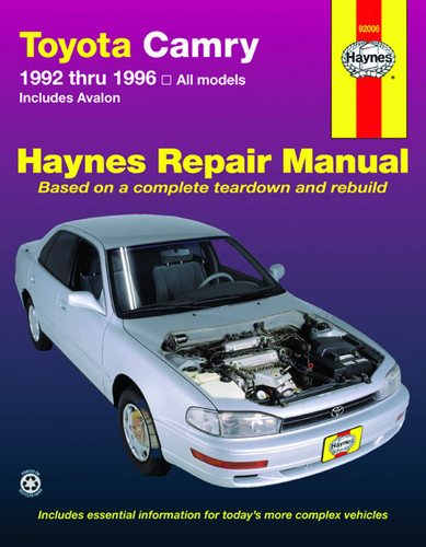 Toyota Camry Automotive Repair Manual: All Toyota Camry and Avalon