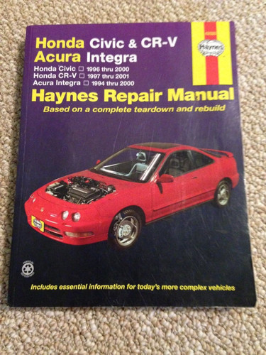 Honda Civic 1996-2000 Honda CR-V 1997-2000 & Acura Integra 1994-2000