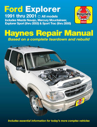 Ford Explorer 91-01 Explorer Sport Thru 03 Sport Trac 05