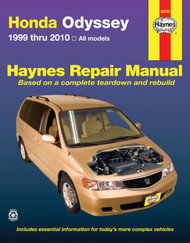 Honda Odyssey 1999-2010 Repair Manual (Haynes Repair Manual)