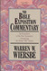 Bible Exposition Commentary Vol. 1: New Testament