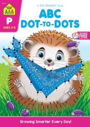 School Zone - ABC Dot-to-Dots Workbook - 64 Pages Ages 3 to 5