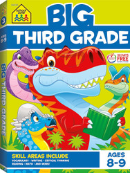School Zone - Big Third Grade Workbook - 320 Pages Ages 8 to 9 3rd