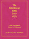 Larger Print Interlinear Hebrew Greek English Bible Volume 3 of 4