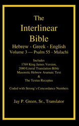 Interlinear Hebrew Greek English Bible-PR-FL/OE/KJ Volume 4 Psalm