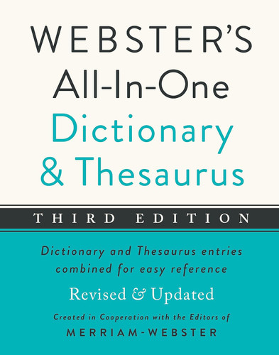 Webster's All-In-One Dictionary and Thesaurus Newest Edition