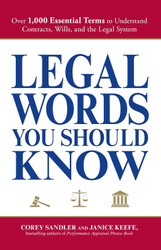 Legal Words You Should Know: Over 1 000 Essential Terms to Understand