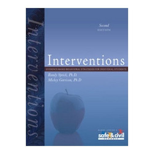 Interventions: Evidence-Based Behavioral Strategies for Individual